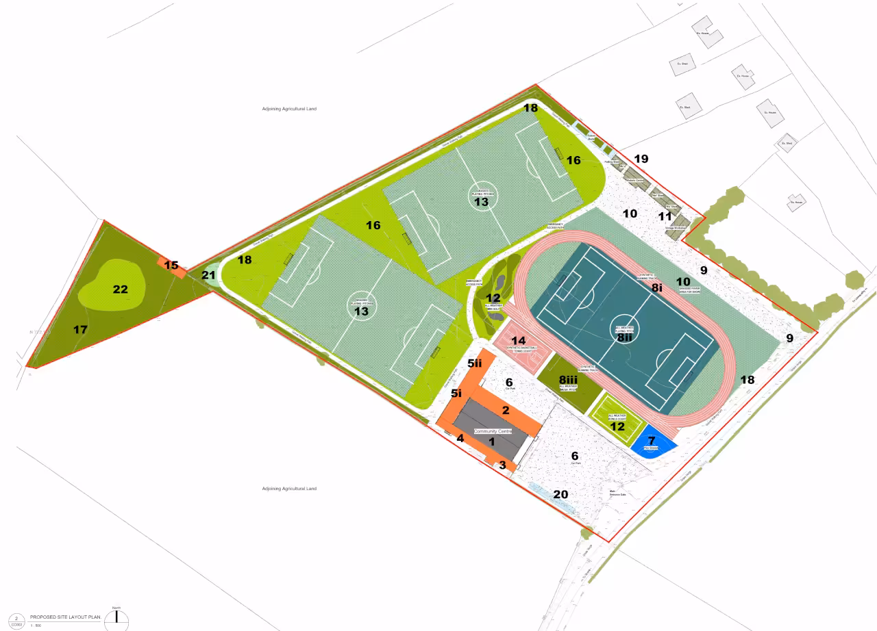 Proposed Streete Parish Park Layout - V2